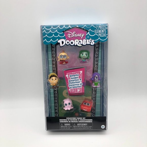 Disney Doorables Pixar Fest 7pc Collectible Figure Pack, Blind Bag Figurines NEW - Picture 1 of 2